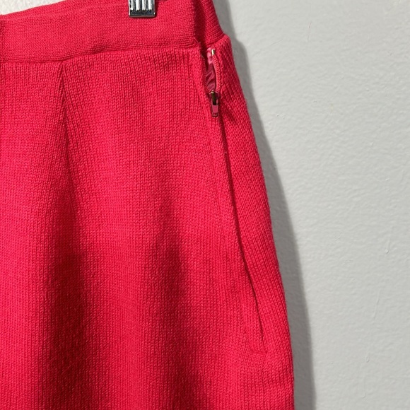 St Michael Shetland Wool Knit Skirt Sweater Set Pink size 12 vintage - Picture 10 of 14